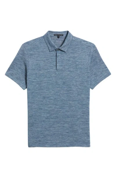 Robert Barakett Payne Space Dye Jacquard Polo In Blue