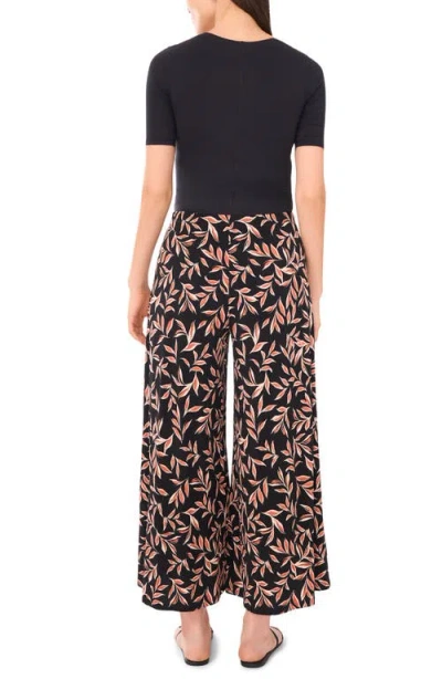 Vince Camuto Print Pull-on Wide Leg Pants