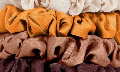 Kitsch 5-pack Assorted Petite Satin Scrunchies In Multi