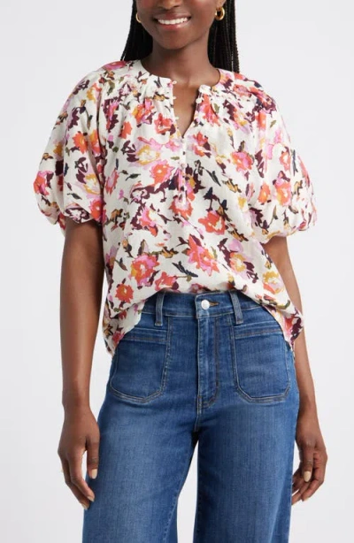 Caslonr Caslon(r) Puff Sleeve Top