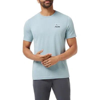Travismathew Seaside Spa Day Graphic T-shirt In Blue