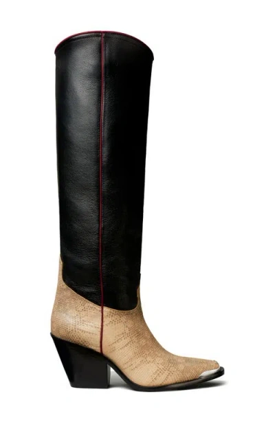 Tory Burch Western Knee High Boot