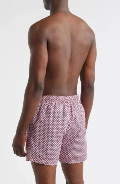 Hugo Boss Boss Vibe Swim Trunks In Pink