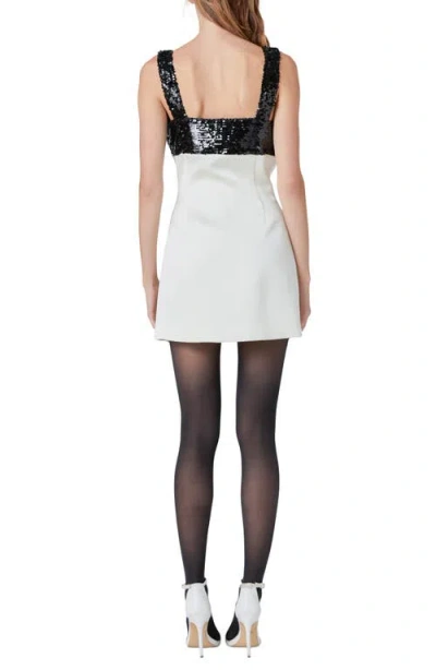 Endless Rose Sequin Bow Minidress