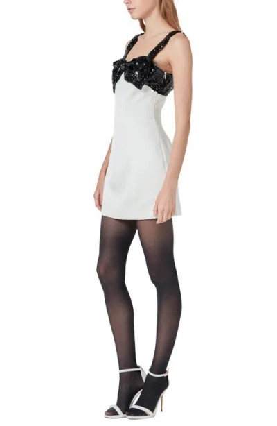 Endless Rose Sequin Bow Minidress