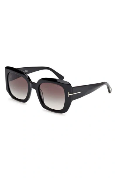 Tom Ford Carla 52mm Square Sunglasses