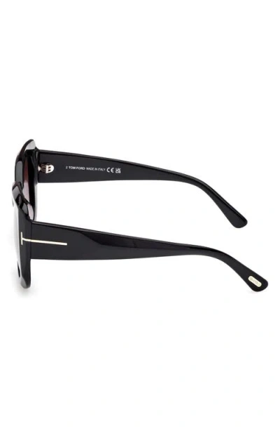 Tom Ford Carla 52mm Square Sunglasses