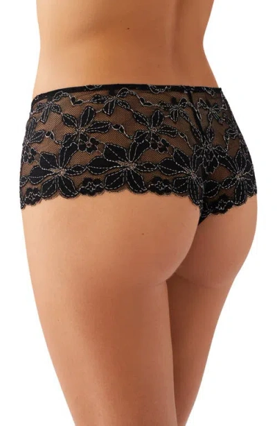 B.tempt'd By Wacoal Feeling Famous Tanga In Black