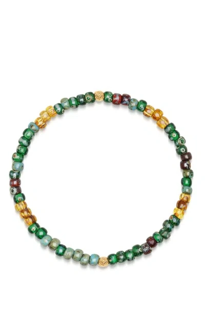 Nialaya Miyuki Beaded Wristband