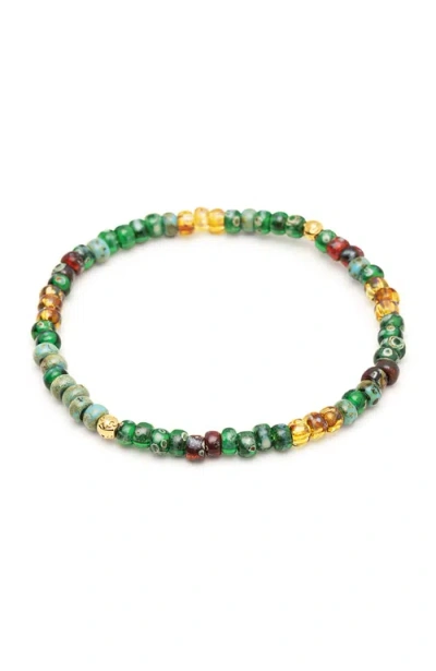 Nialaya Miyuki Beaded Wristband