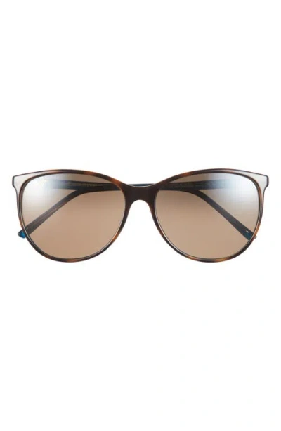 Maui Jim Ocean 57mm Polarizedplus2® Cat Eye Sunglasses