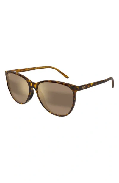 Maui Jim Ocean 57mm Polarizedplus2® Cat Eye Sunglasses
