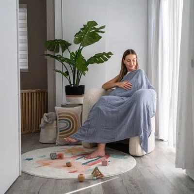 Comfy Cubs Muslin Swaddle Blankets, 4 Pack In Multi