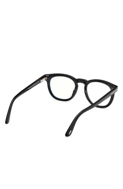 Tom Ford 50mm Small Round Blue Light Blocking Glasses