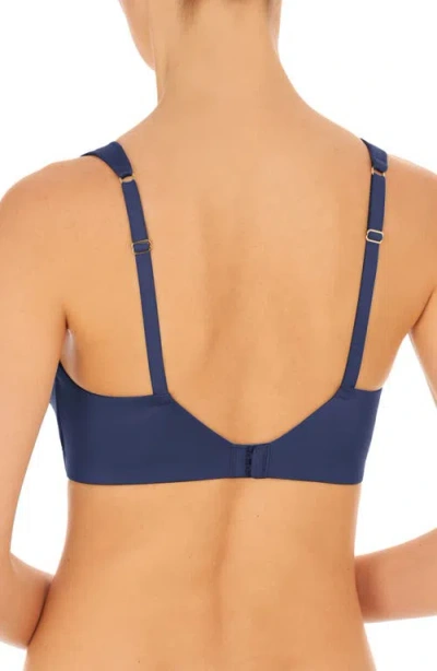 Natori Revelation Wireless Contour Bra In Blue