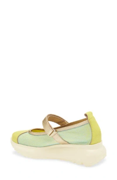 Wonders Mesh & Leather Flat