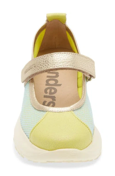 Wonders Mesh & Leather Flat