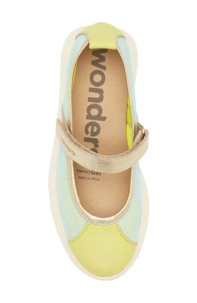 Wonders Mesh & Leather Flat