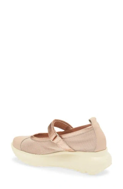 Wonders Mesh & Leather Flat