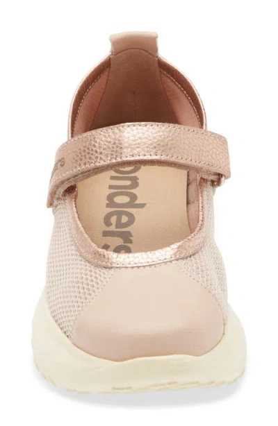 Wonders Mesh & Leather Flat