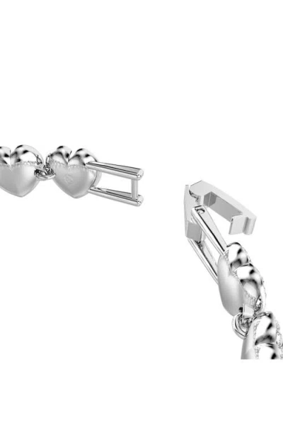 Swarovski X Ariana Grande Angelic Crystal Heart Line Bracelet