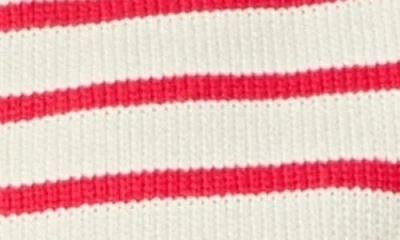 English Factory Stripe Cotton Cardigan