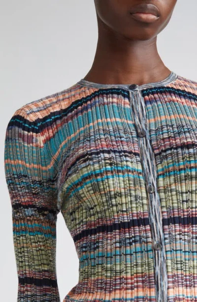 Ulla Johnson Lex Ruffle Space Dye Cardigan