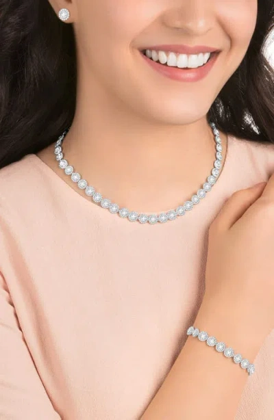 Swarovski Una All Around Crystal Necklace, Bracelet & Stud Earrings Set