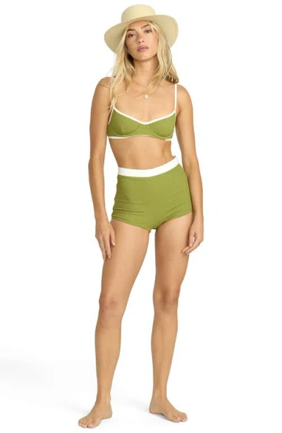Billabong Sunrays Tami Underwire Bikini Top In Green