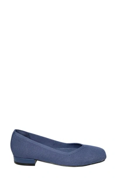 David Tate Union Square Toe Pump In Blue