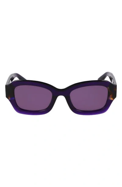 Longchamp Heritage 50mm Cat Eye Sunglasses