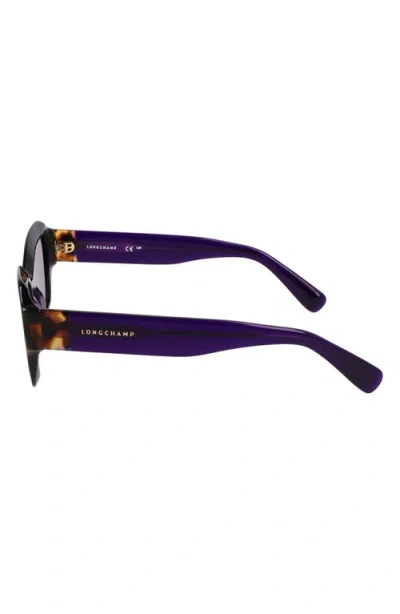 Longchamp Heritage 50mm Cat Eye Sunglasses