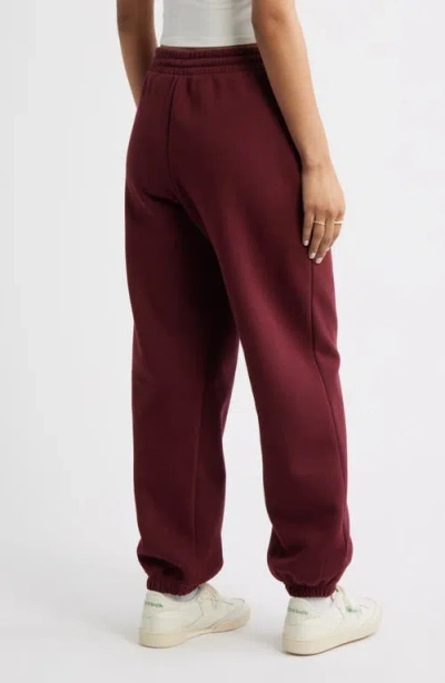 Bp. Oversize Fleece Joggers In Burgundy