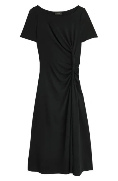 Donna Karan New York Twist Detail Knit Midi Dress