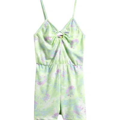 Miken Swim Kids' O Ring Romper In Green