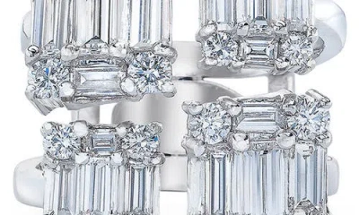 Mindi Mond Clarity Quad Cube Diamond Ring