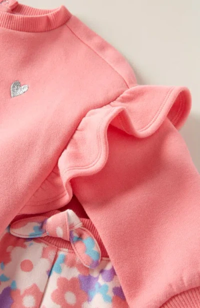 Tucker + Tate Ruffle Sweatshirt & Joggers Set In Pink