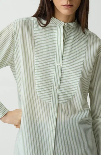 Theory Stripe Tunic Shirt