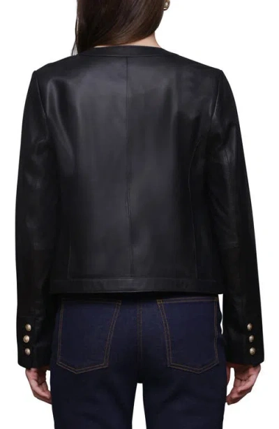 Bagatelle Leather Jacket In Black