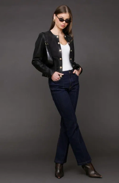 Bagatelle Leather Jacket In Black