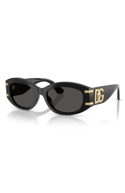 Dolce & Gabbana Dolce&gabbana 55mm Oval Sunglasses