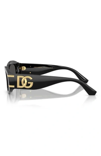Dolce & Gabbana Dolce&gabbana 55mm Oval Sunglasses