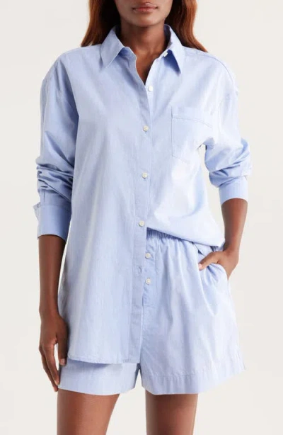 Nordstrom Oversize Stripe Cotton Short Pajamas