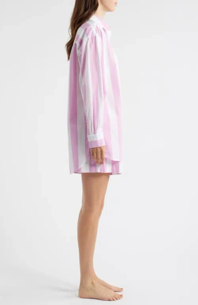 Nordstrom Oversize Stripe Cotton Short Pajamas