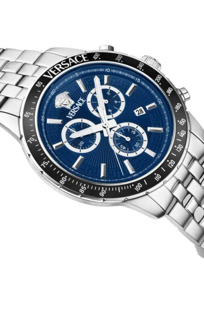 Versace Sport Chronograph Bracelet Watch, 44mm