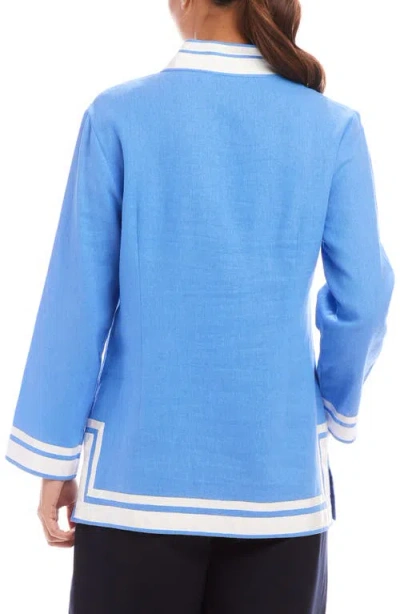 Karen Kane The St. Tropez Linen Blend Tunic Top