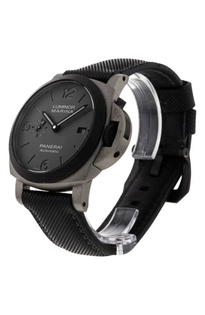 Watchfinder & Co. Panerai  Luminor Marina Leather Strap Watch, 44mm