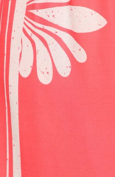 Petal And Pup Petal & Pup Timothy Linen Blend Square Neck Tank & Wide Leg Pants Set In Pink