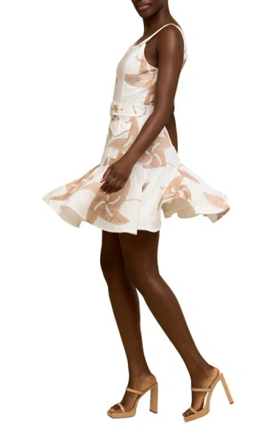 Ciebon Alivia Belted Fit & Flare Minidress