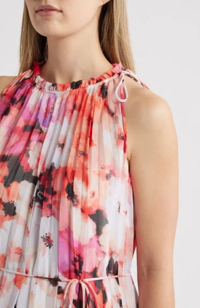 Julia Jordan Floral Print Sleeveless Midi Dress
